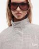 Cernucci Cernucci plaid twill funnel neck jacket - part of a set-White - 2