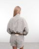 Cernucci Cernucci plaid twill funnel neck jacket - part of a set-White - 4