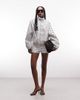 Cernucci Cernucci polka dot funnel neck jacket in white - part of set - 2