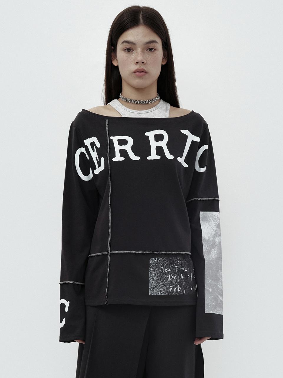 CERRIC Graphic Logo Top - Charcoal