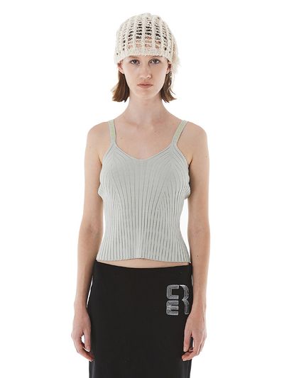 CERRIC Jacquard Strap Sleeveless Top