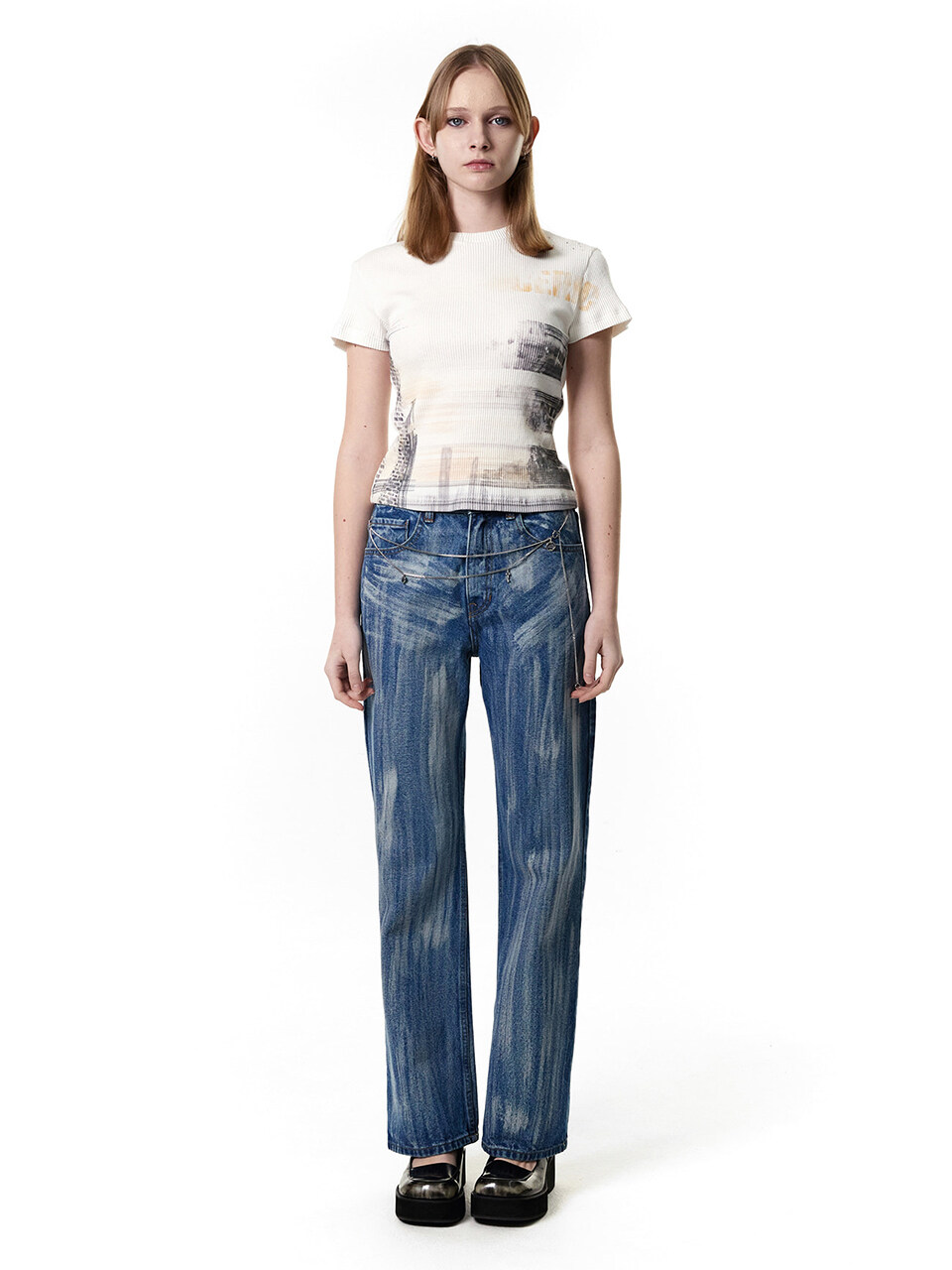 CERRIC Painting Brush Jeans_Blue