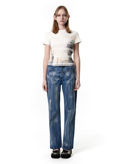 CERRIC Painting Brush Jeans_Blue
