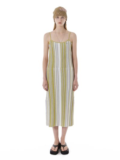 CERRIC Ribbed Knit Dress_Olive