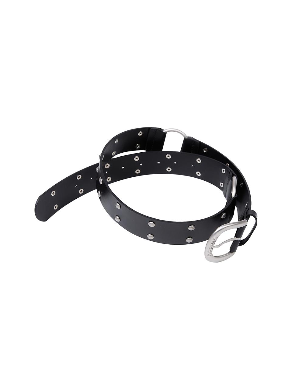 CERRIC Two Ring Rivet Belt_White