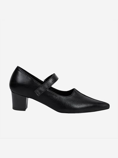 CERRIC VELCRO POINTED HEEL / MATTE BLACK