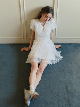 Cest Moidew Cest Sweet Doll Puff Sleeve Dress