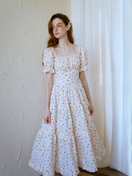 Cest Moidew Cest_Colorful polka dot dress