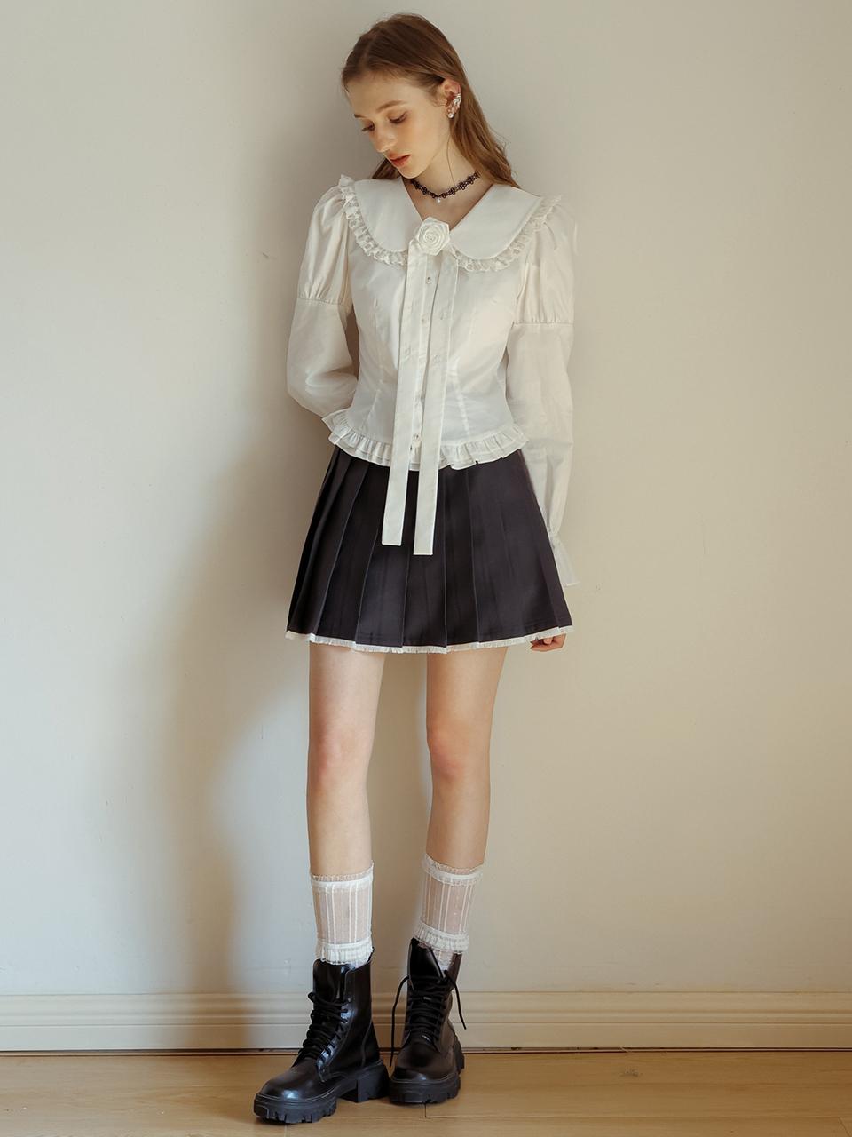 Cest Moidew Cest_Double-layered Pleated Skirt