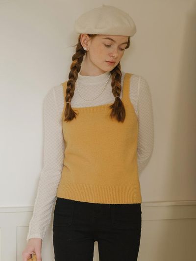 Cest Moidew Cest_Knit Layered Vest