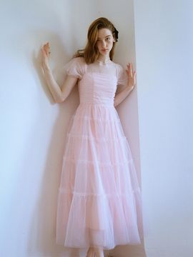 Cest Moidew Cest_Pink fairy layered mesh dress