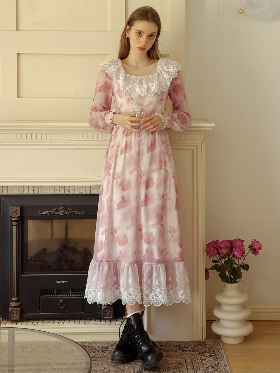 Cest Moidew Cest_Smudged Print Dress