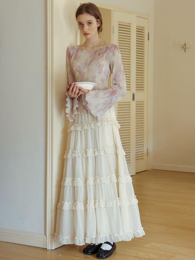 Cest Moidew Cest_Sweet Mesh Layered Skirt