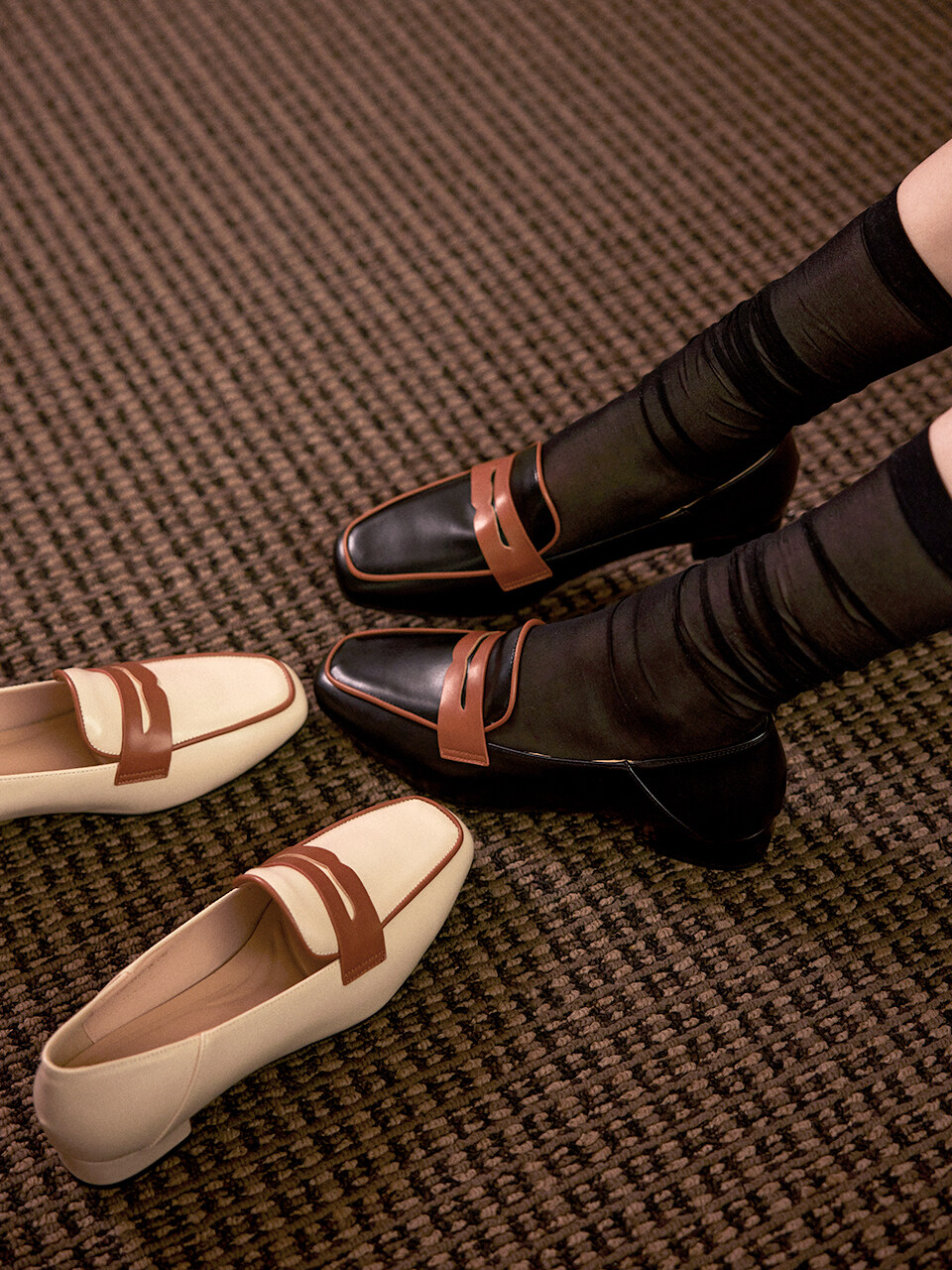 CESTI Color Two Tone Penny Loafer_2 Colors
