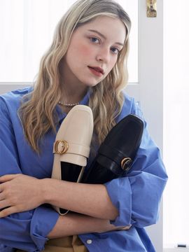 CESTI Gold Circle Ring Daily Loafer_ 2 Colors
