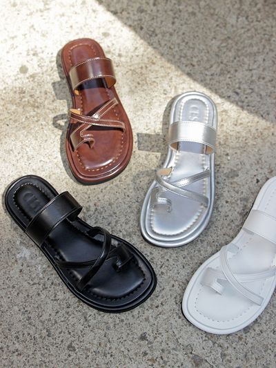 CESTI Round Toe Cushioning Flip-Flop 5color