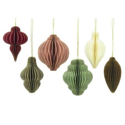 CG Hunter CG Hunter 3" Paper Honeycomb Assorted Ornament