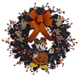 CG Hunter CG Hunter Disney® Mickey Mouse Halloween Wreath Pre-Lit