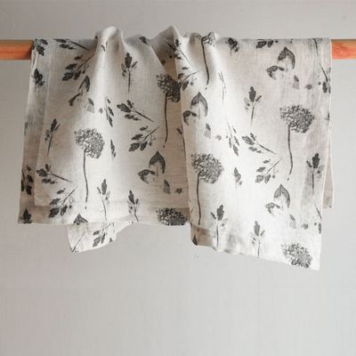 CG Hunter CG Hunter Floral Napkins, Natural Hydrangea