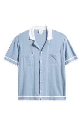 CHÉ CHÉ Armando Knit Cotton Blend Camp Shirt