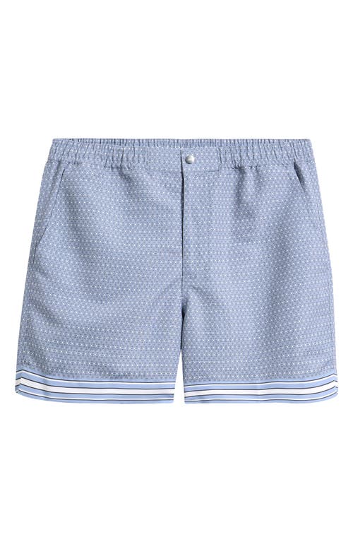 CHÉ CHÉ Lucena Tile Print Swim Trunks