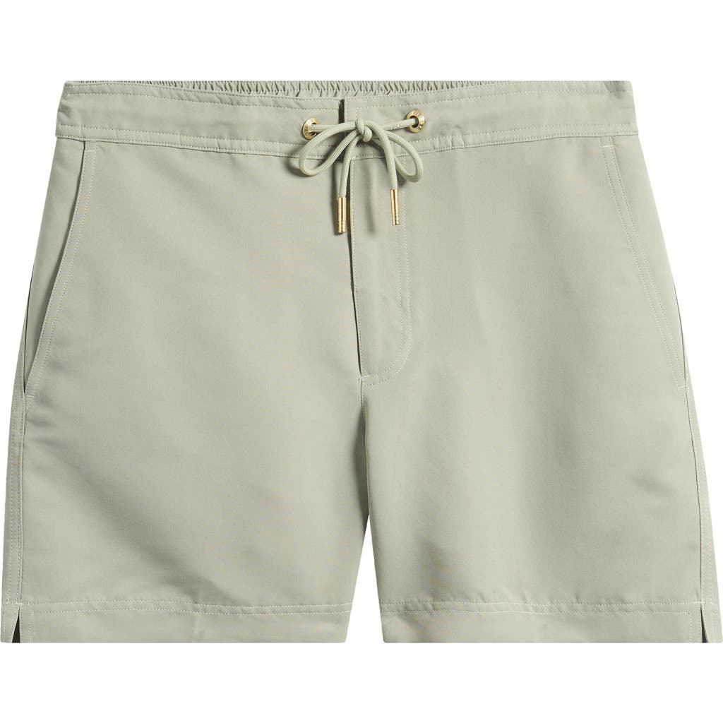 CHÉ CHÉ Oceano Solid Drawstring Swim Trunks