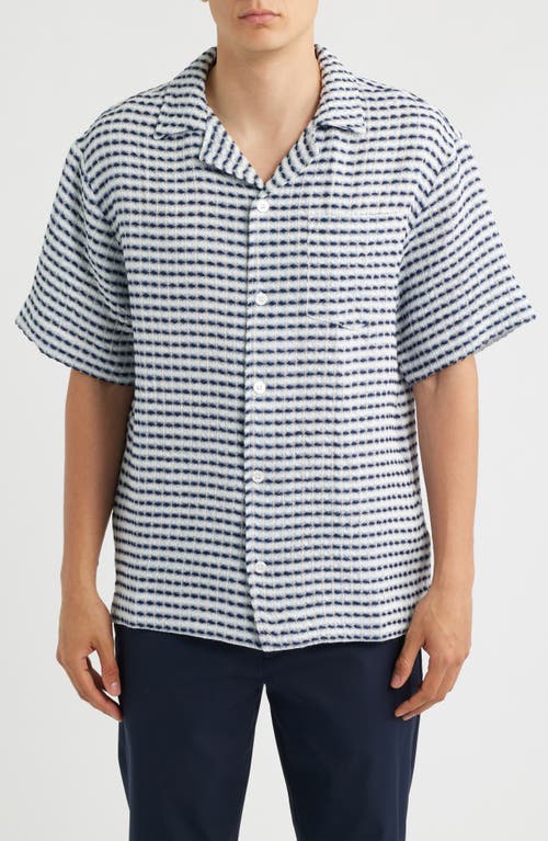 CHÉ CHÉ Riita Waffle Linen Camp Shirt