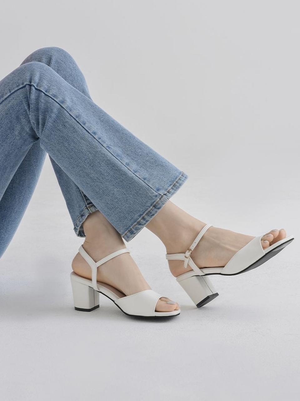 CHAAKAN BYMANY Mary Jane Sandal Heels