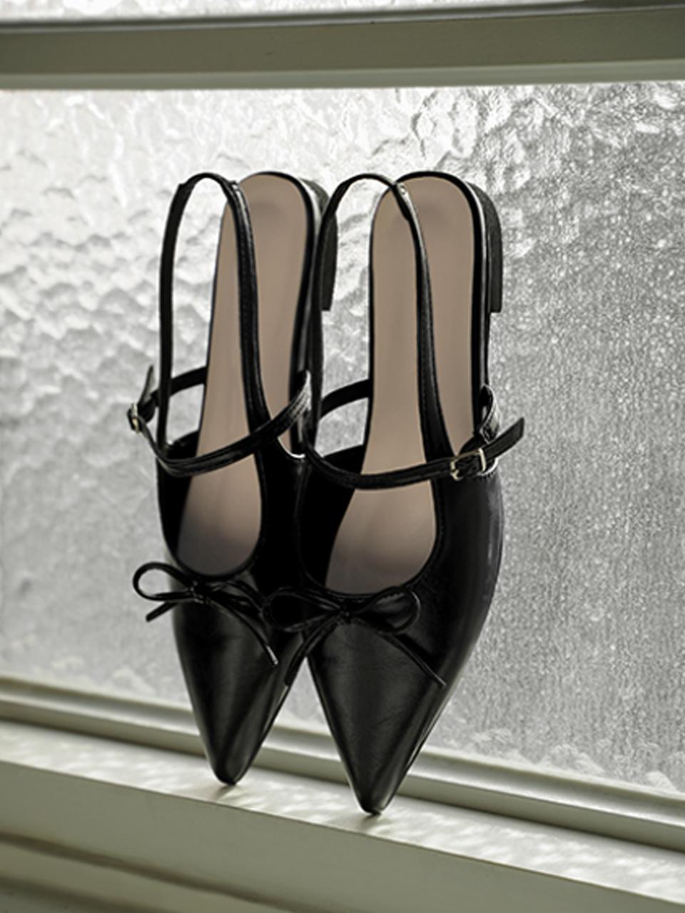 CHAAKAN Hendon Stiletto Mary Jane Slingback Pumps (SBLTT1h106)