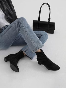 CHAAKAN Hopen Spandex Ankle Socks Boots (Suede) (5cm) BSSD
