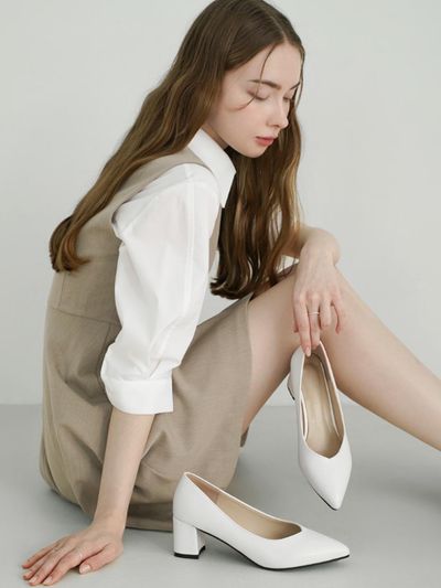 CHAAKAN SOREL Stiletto Mid Heel Pumps (PPLTT0c033)