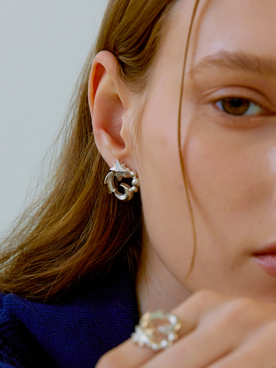 Chambriller Cosmos Silver Earrings