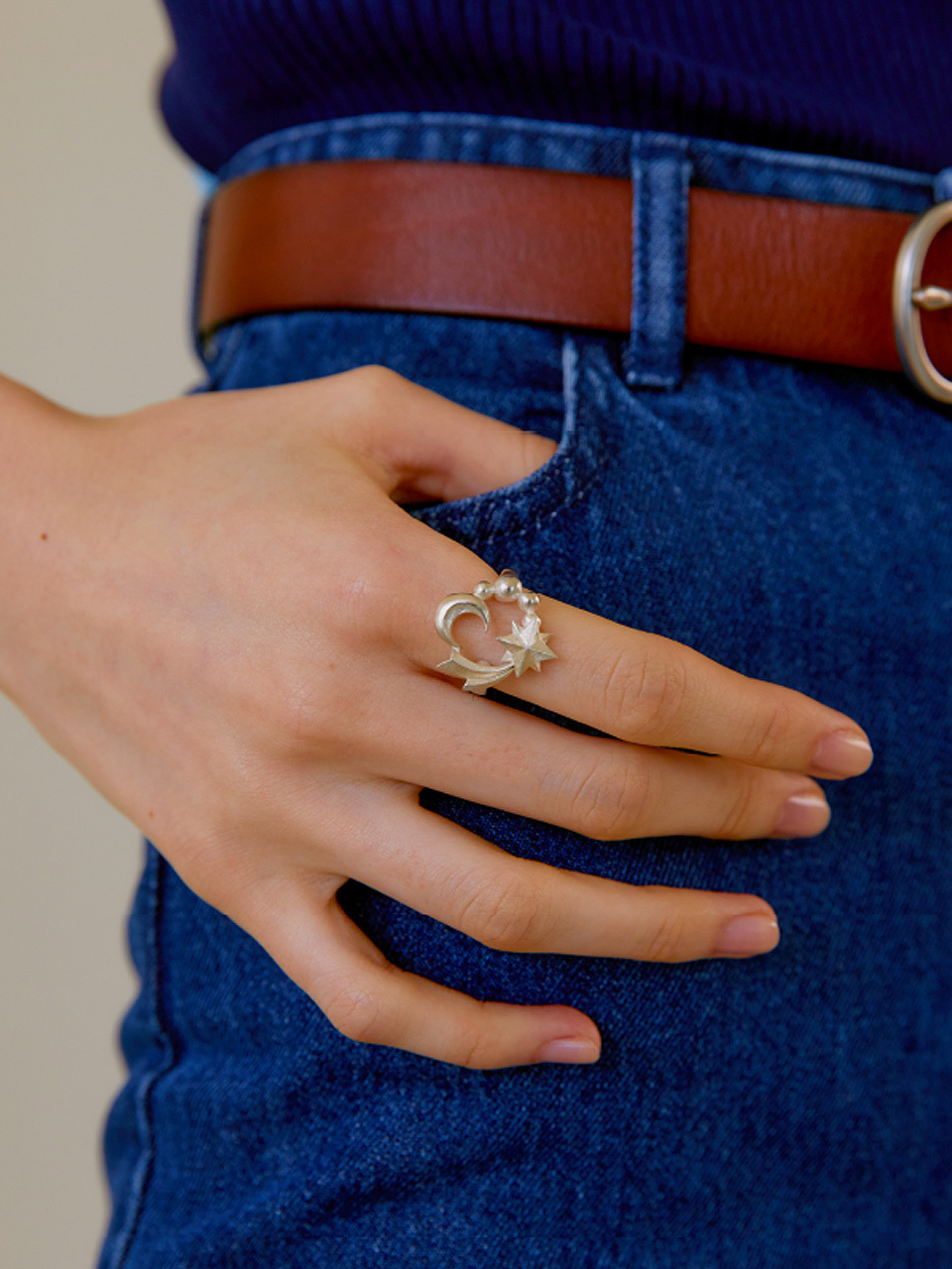 Chambriller Cosmos Silver Ring