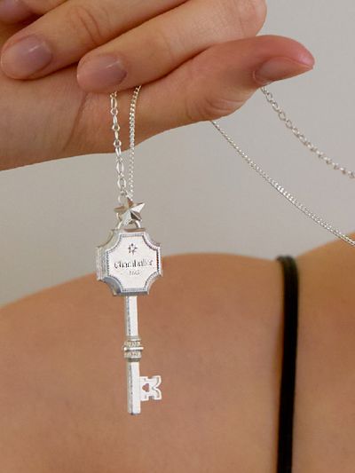 Chambriller Lucky Key Silver Necklace
