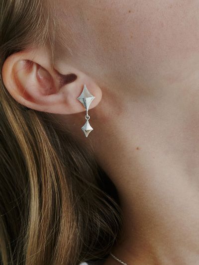 Chambriller Luminous Dangle Silver Earring