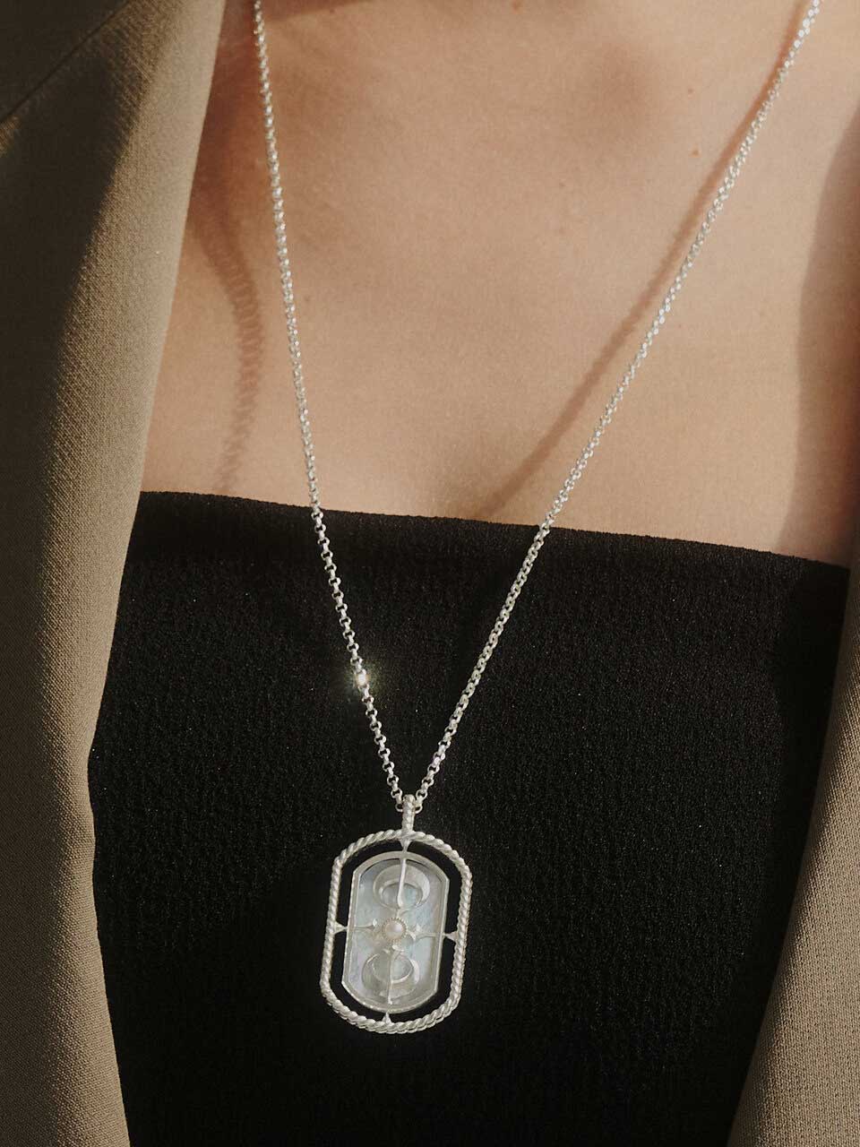 Chambriller Trust Signature Silver Necklace