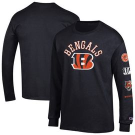 Champion Men's Champion  Black Cincinnati Bengals Seal Long Sleeve T-Shirt 