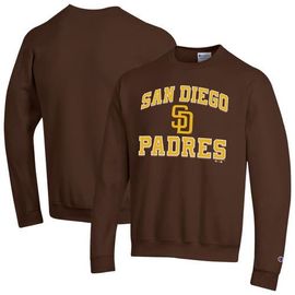 Champion Men's Champion  Brown San Diego Padres Heart & Soul Powerblend Sweatshirt 
