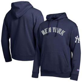 Champion Men's Champion  Navy New York Yankees All Star Wordmark Hoodie 