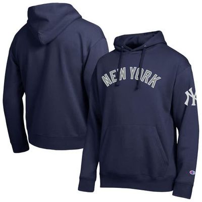 Champion Men's Champion  Navy New York Yankees All Star Wordmark Hoodie 