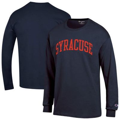 Champion Men's Champion  Navy Syracuse Orange Basic Arch Long Sleeve T-Shirt 