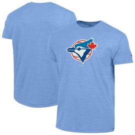 Champion Men's Champion  Powder Blue Toronto Blue Jays Cooperstown Logo Tri-Blend T-Shirt 