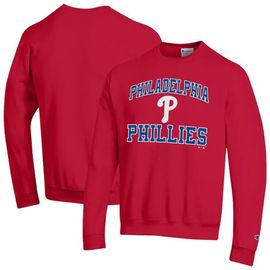 Champion Men's Champion  Red Philadelphia Phillies Heart & Soul Powerblend Sweatshirt 