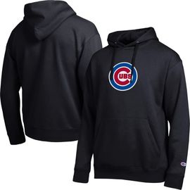 Champion Men's Champion Black Chicago Cubs All Star Embroidered Logo Hoodie 