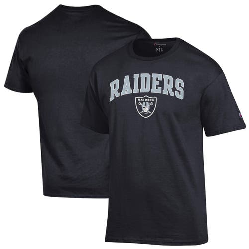 Champion Men's Champion Black Las Vegas Raiders Arch Over Logo T-Shirt 