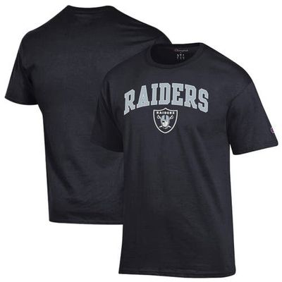 Champion Men's Champion Black Las Vegas Raiders Arch Over Logo T-Shirt 