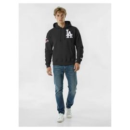 Champion Men's Champion Black Los Angeles Dodgers Reverse Weave Chenille Hoodie 