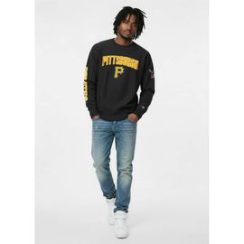 Champion Men's Champion Black Pittsburgh Pirates Reverse Weave Chenille Sweatshirt 