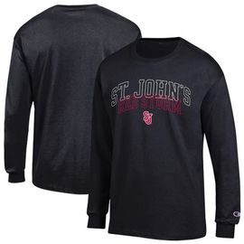 Champion Men's Champion Black St. John's Red Storm Team Long-Sleeve T-Shirt 