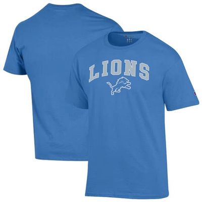 Champion Men's Champion Blue Detroit Lions Arch Over Logo T-Shirt 